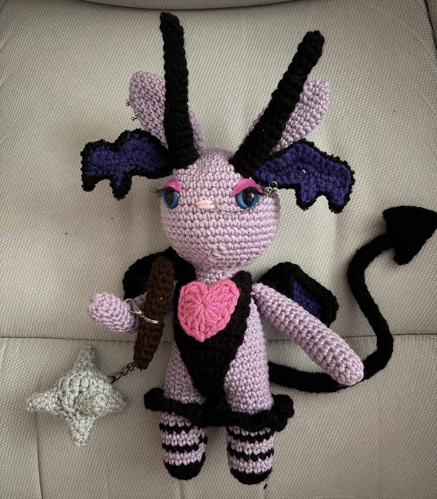 Baby Bafomet Crocheted Arigurumi