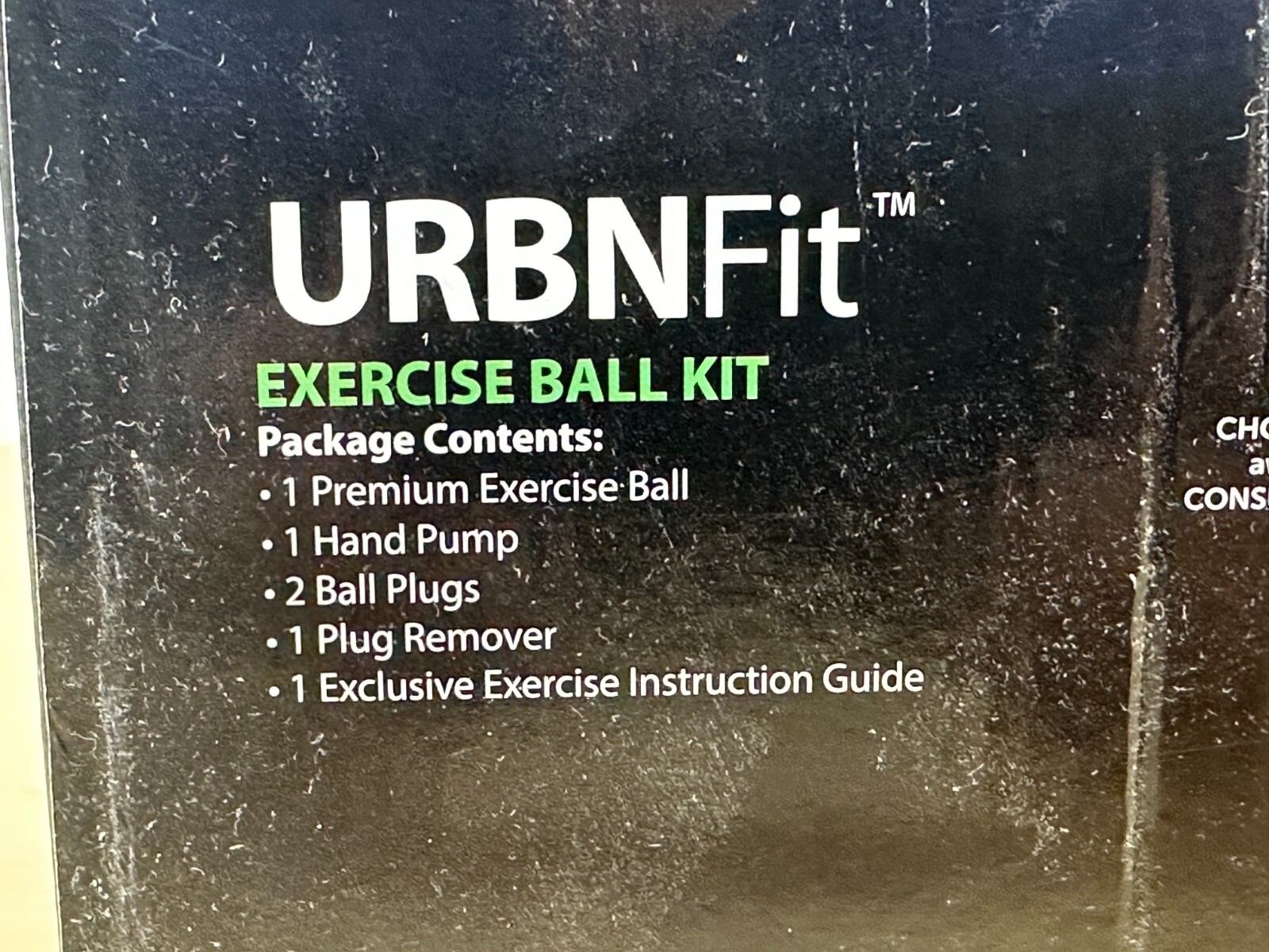 URBNFit Exercise Ball (65 cm) for Stability & Yoga - Workout Guide
