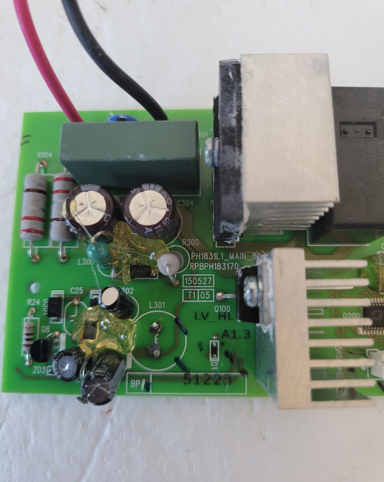 Replacement Main Control Board For Philips Juicer Model HR1897/34