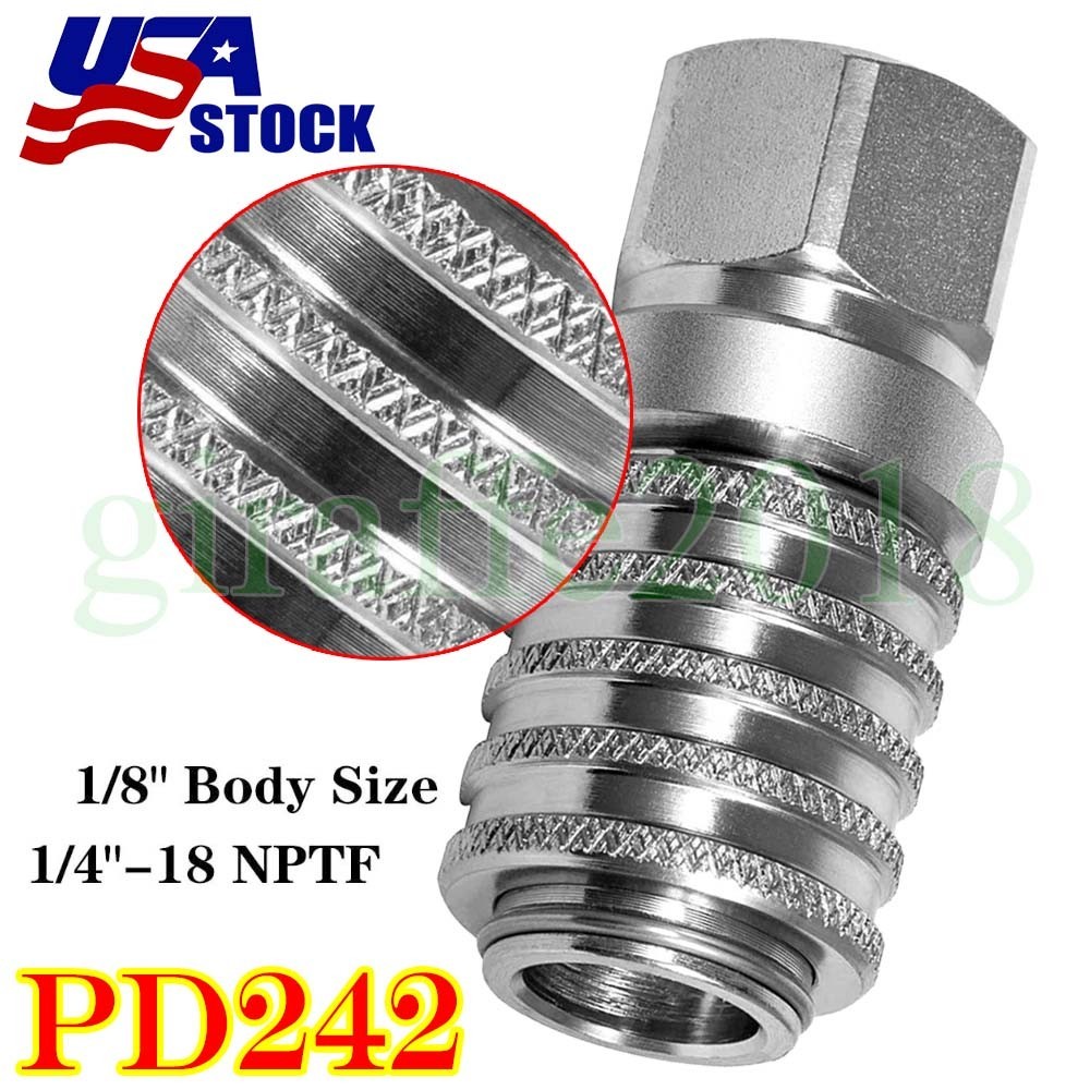PD242 Series PD Steel Test Port and Diagnostic Equipment Quick Coupler US STOCK