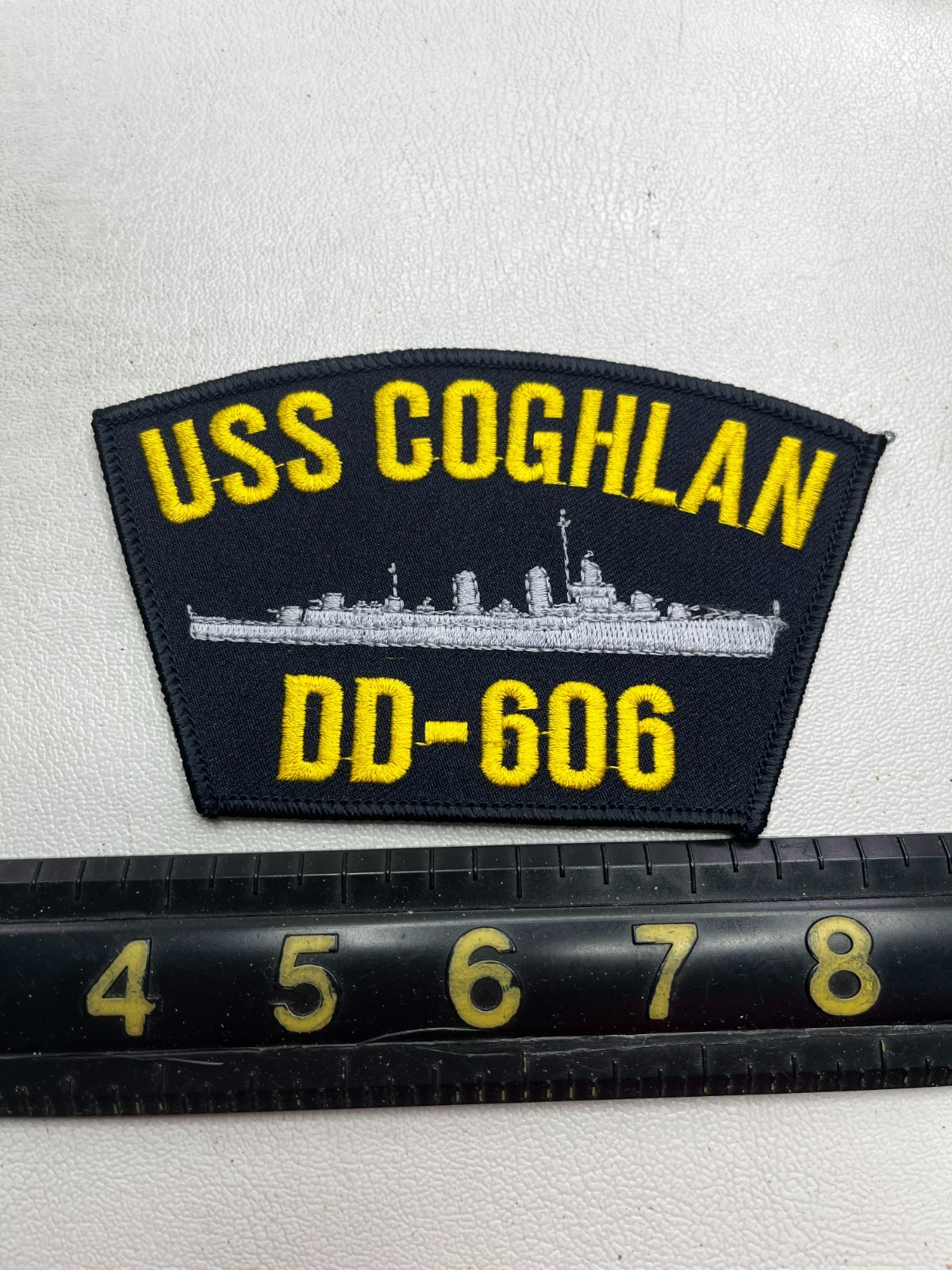 USN US Navy Destroyer Ship USS COGHLAN DD-606 Hat Patch T230
