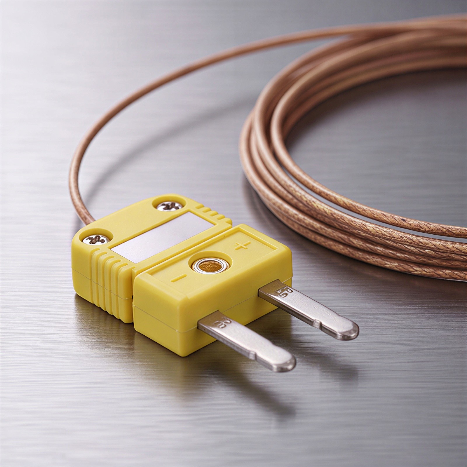 2Pcs K Type Thermocouple 1ft Temperature Sensing Line -40°C-260°C