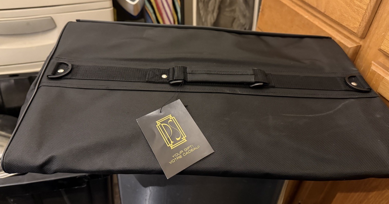 Paul Sebastian Large Black Travel  Bag New!!