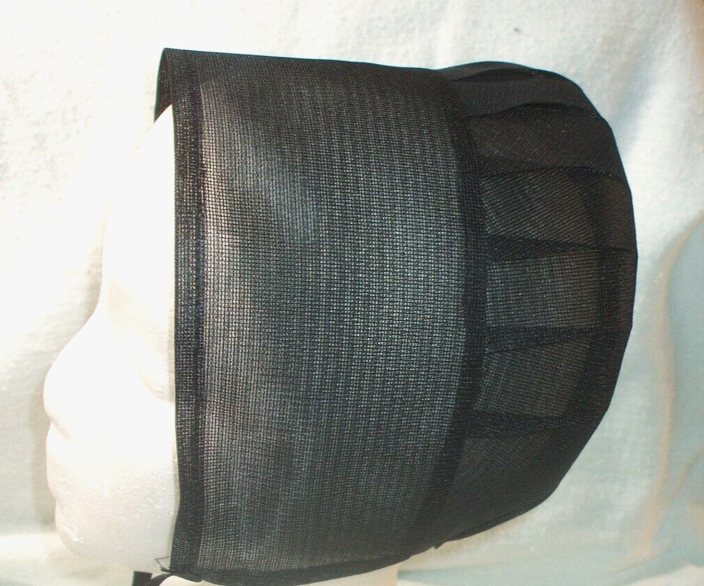 AMISH BLACK BONNET PRAYER KAPP CAP COVERING  PLAY HALLOWEEN COSTUME Teen/ Child