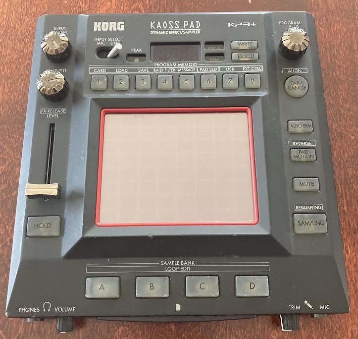 KORG KAOSS PAD KP3+ READ DESCRIPTION/PARTS ONLY