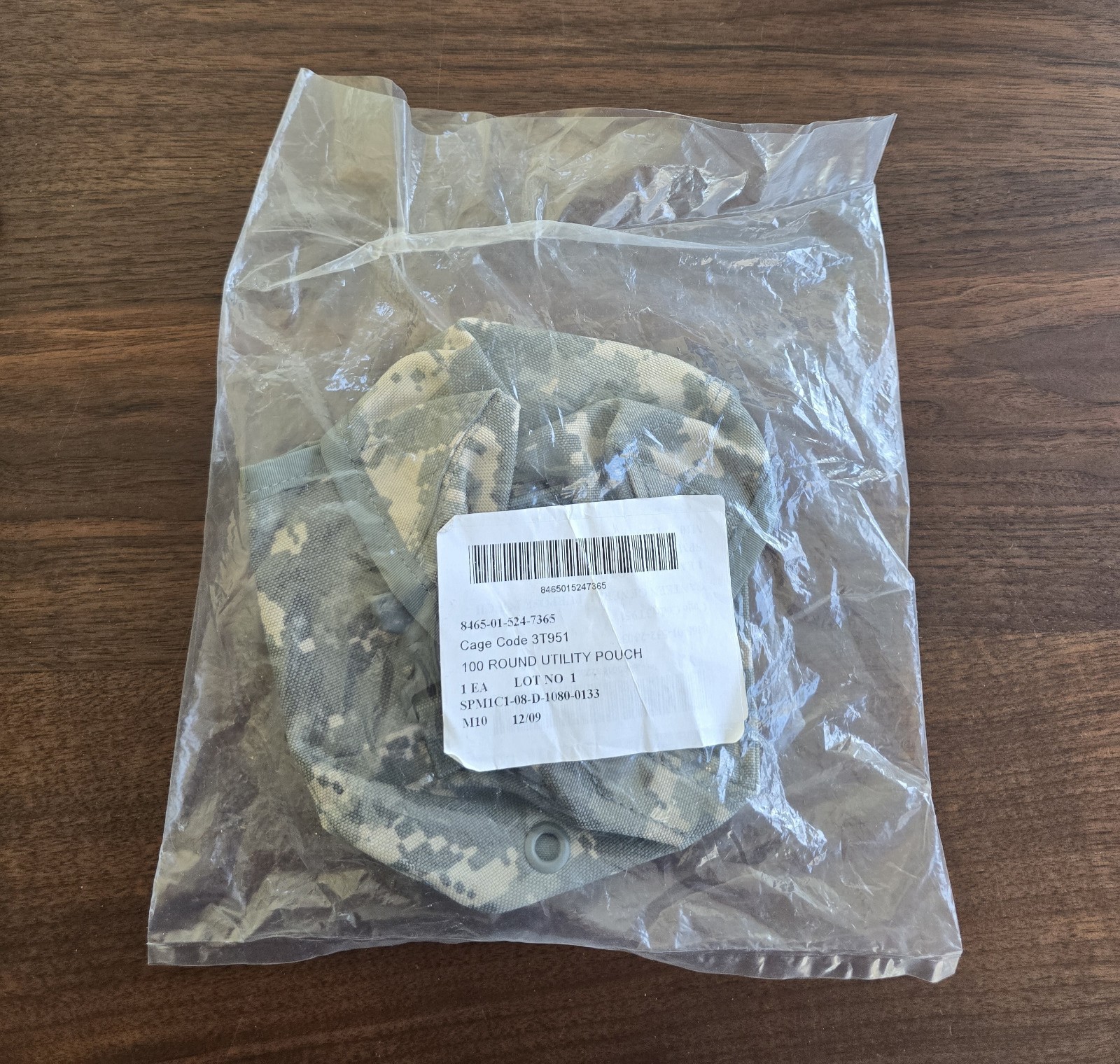 New USGI Military Issue MOLLE II 100 Round SAW Utility Pouch ACU
