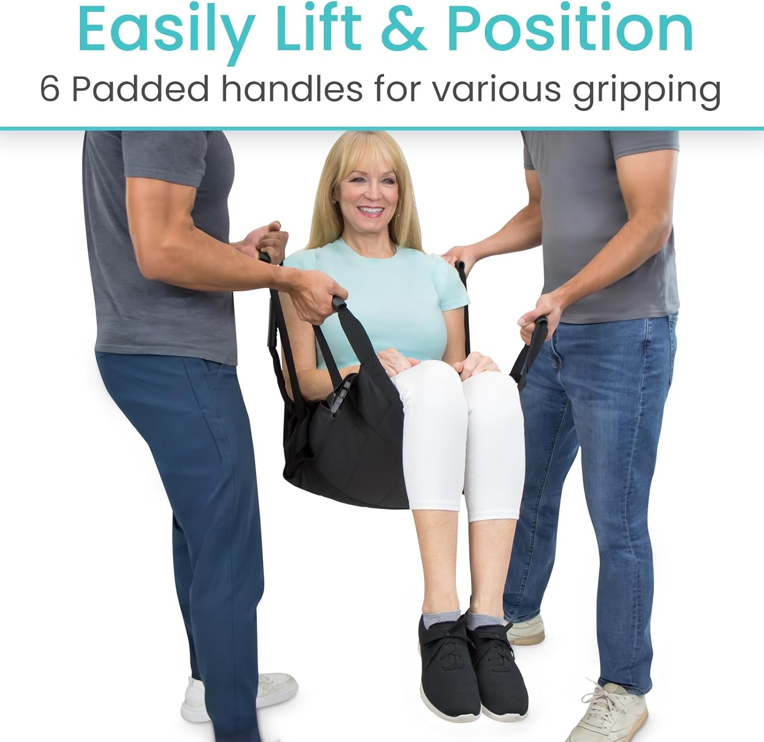 Transfer Sling for Elderly & Disabled - Patient Transfer Lift Assist Device for
