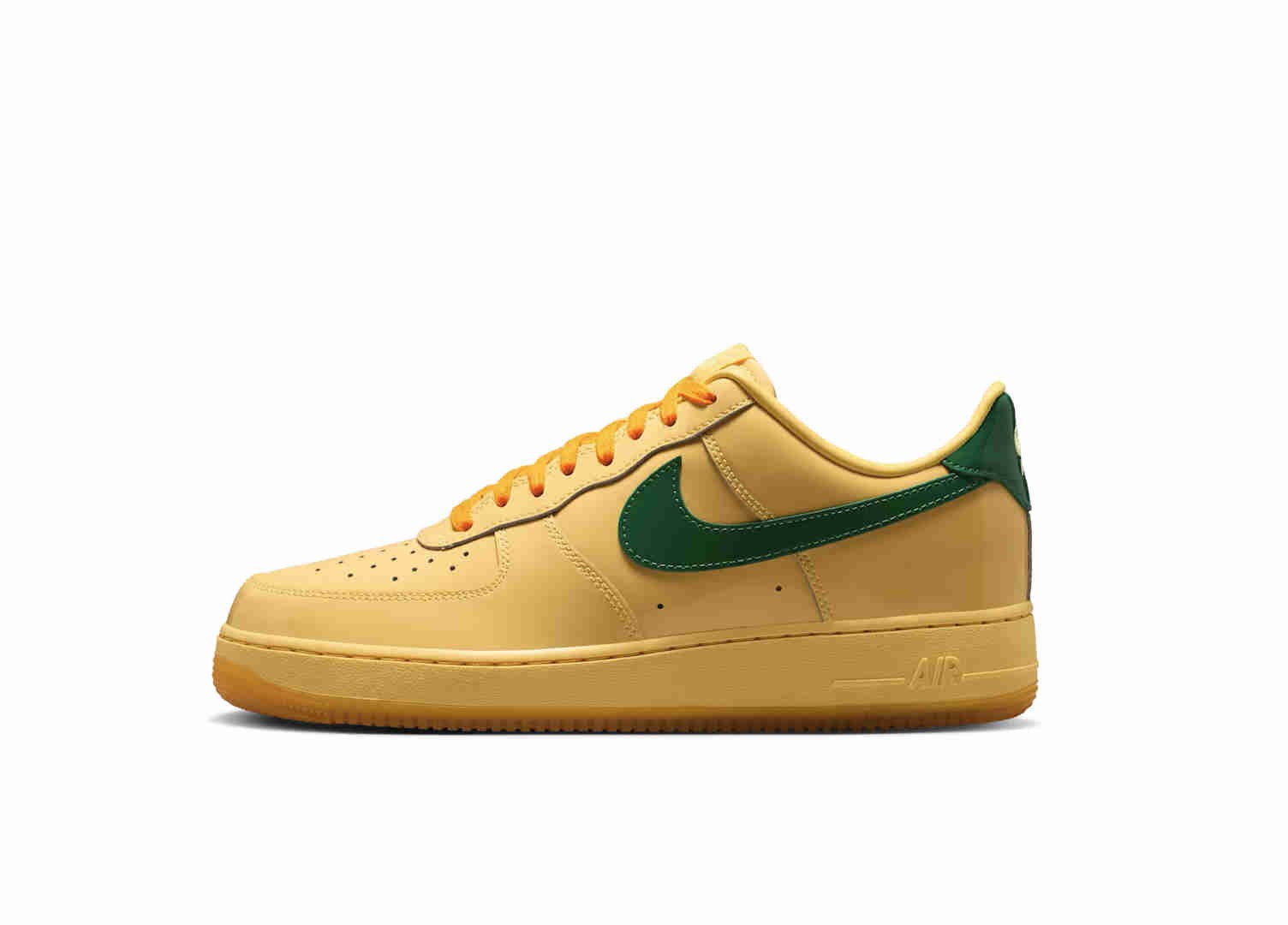 Nike Air Force 1 Low Patent Leather Topaz Gold IO4489-700 Men Size