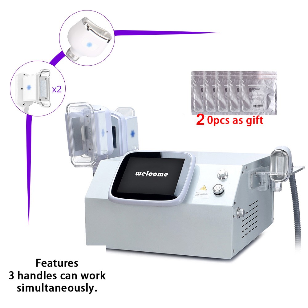 3 Handle Cool Freeze Machine for Facial Beauty & Body Silhouette Smoothing