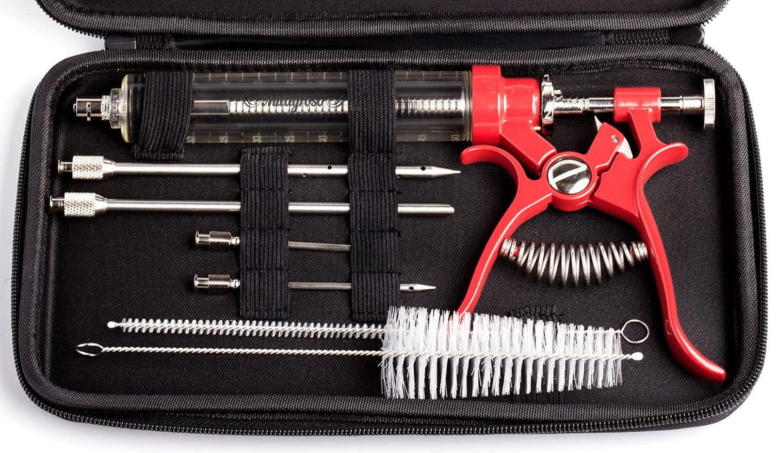 Meat Injector Marinade Gun Stainless Steel Outdoor Kit Flavor Food ... Fast Ship