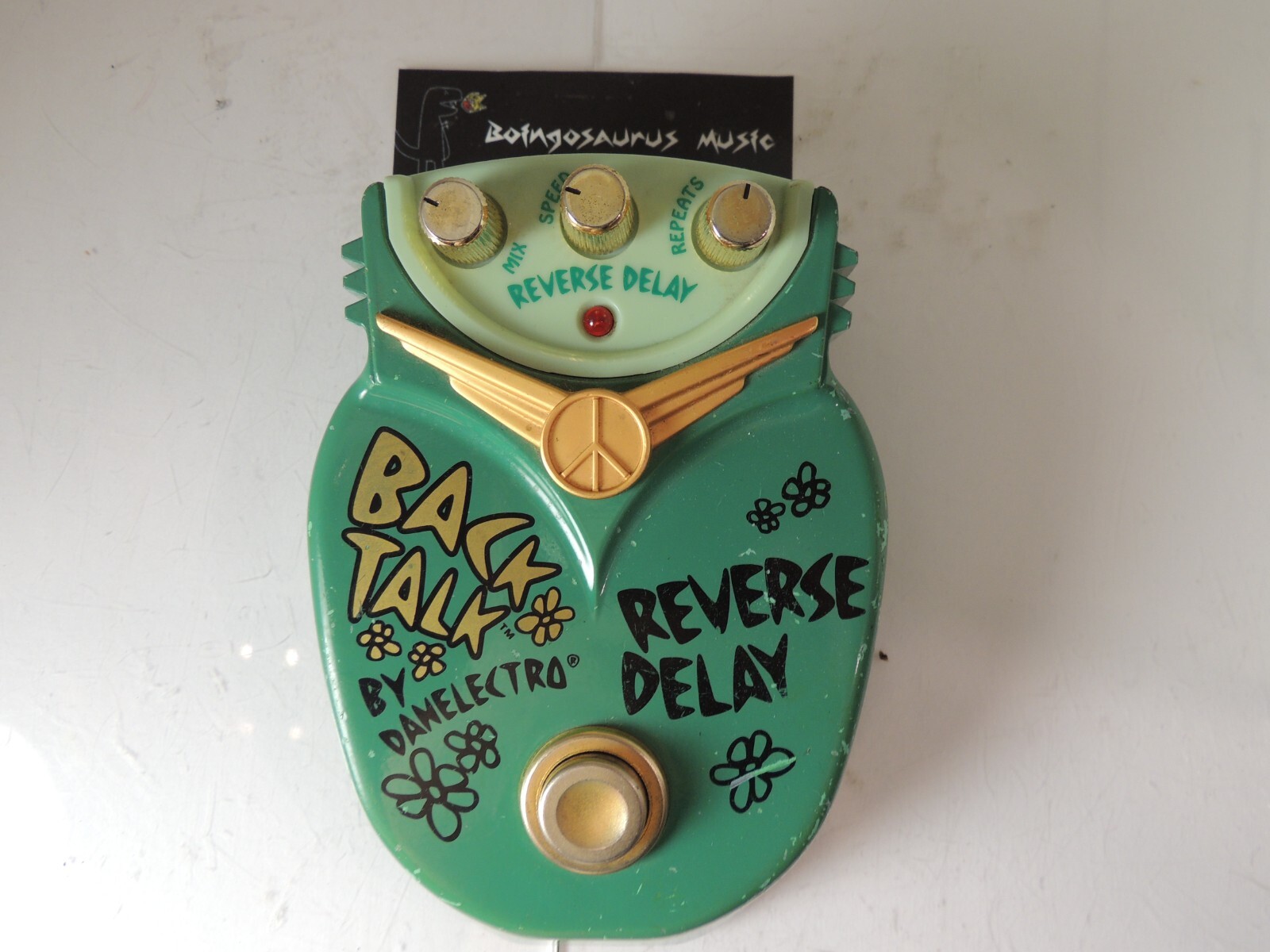 Danelectro Back Talk Reverse Delay Effects Pedal w/Original Box Free USA Ship