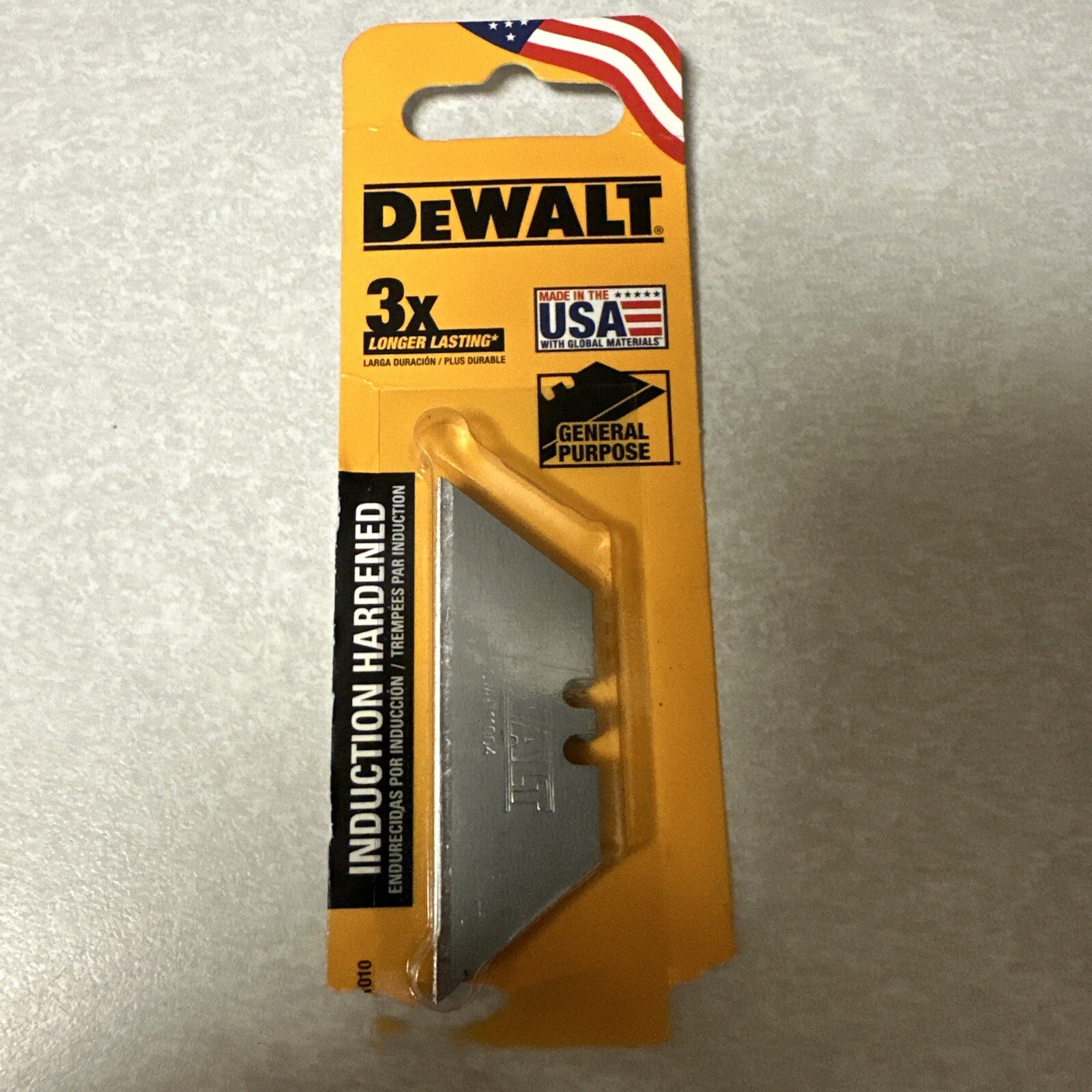 Dewalt Utility Knife Blades General Purpose DWHT11010 3X Longer Lasting 10 Pack