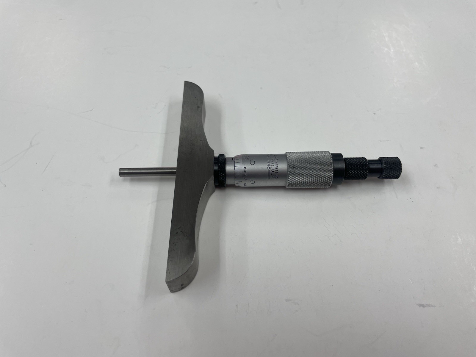 Starrett 445 Depth Micrometer 4in. Base