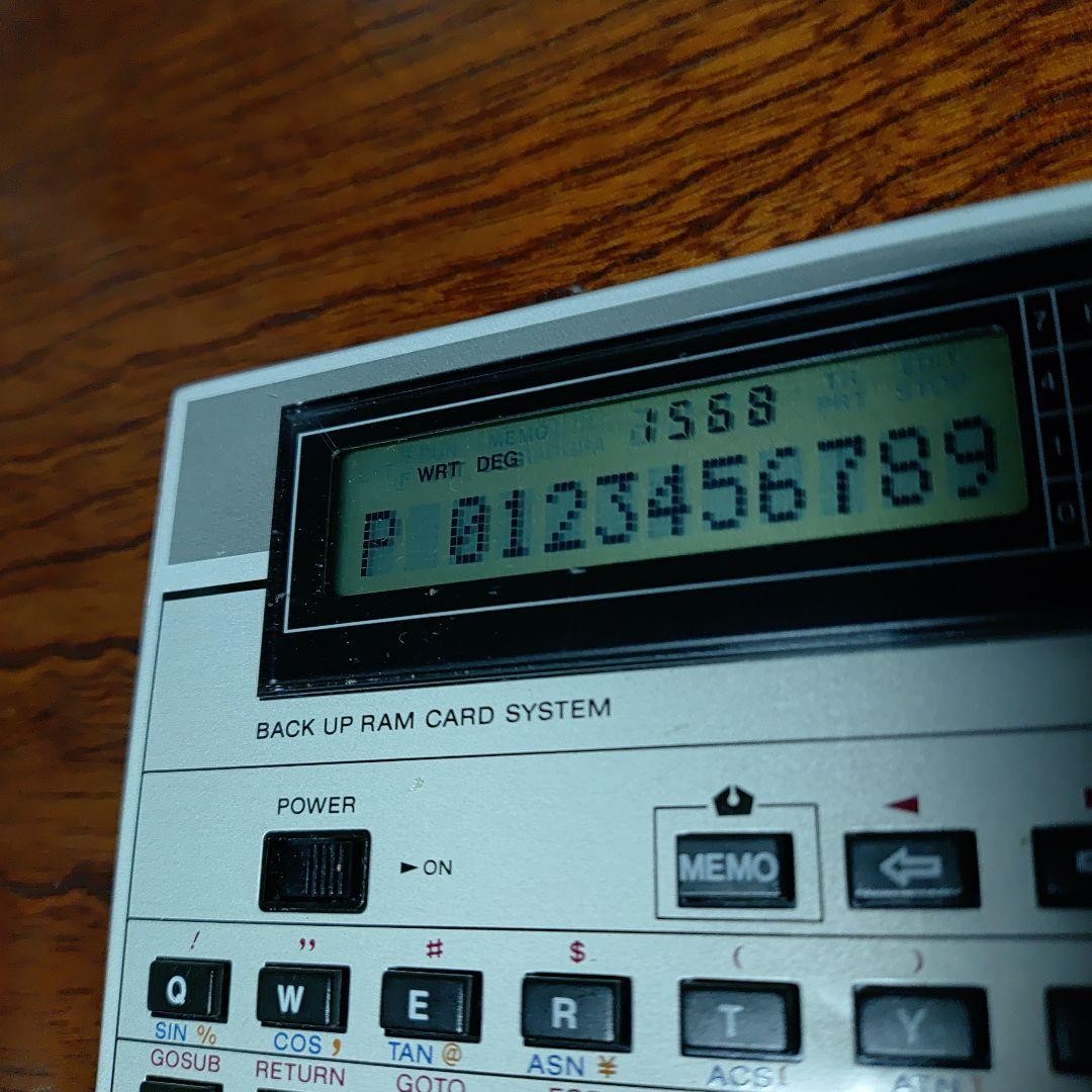 Casio FX-720P Pocket Computer Calculator RAM Card RC-2