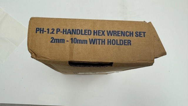 Park Tool PH-1.2 P-Handle Hex Set with Holder, Mechanic Bicycle Tool