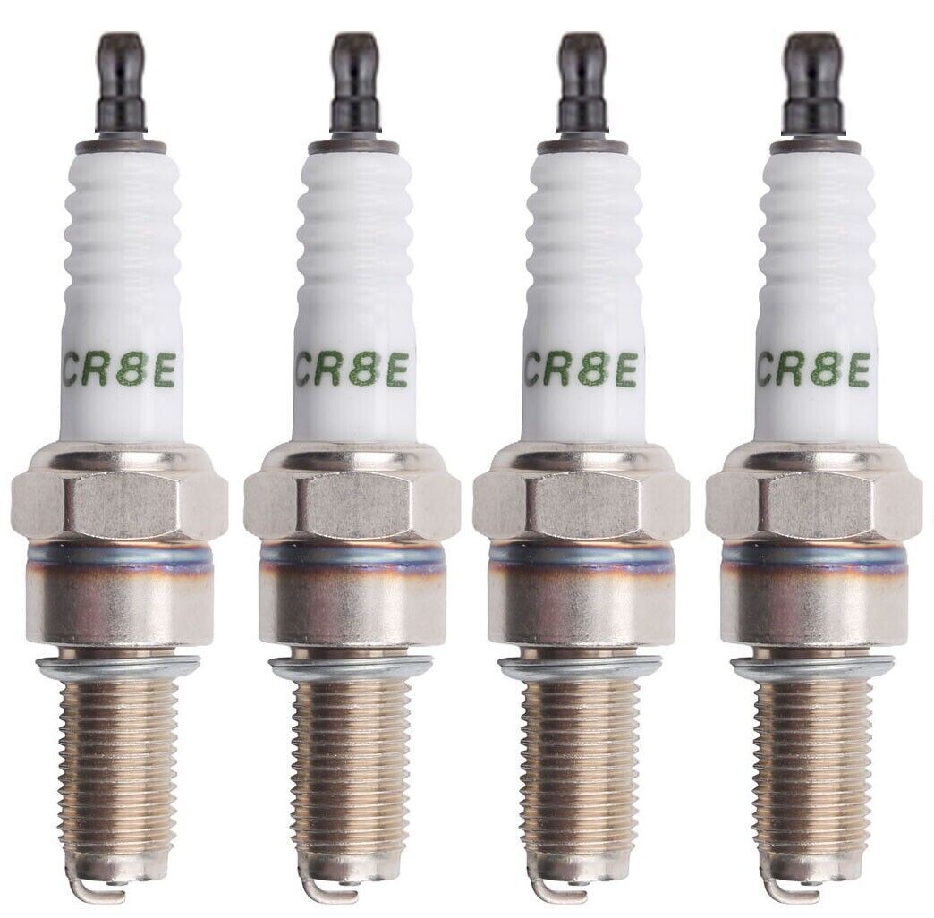 4x CR8E Spark Plugs for Suzuki RMX450Z/RMZ250 450/RMZ450L/RMZ450Z