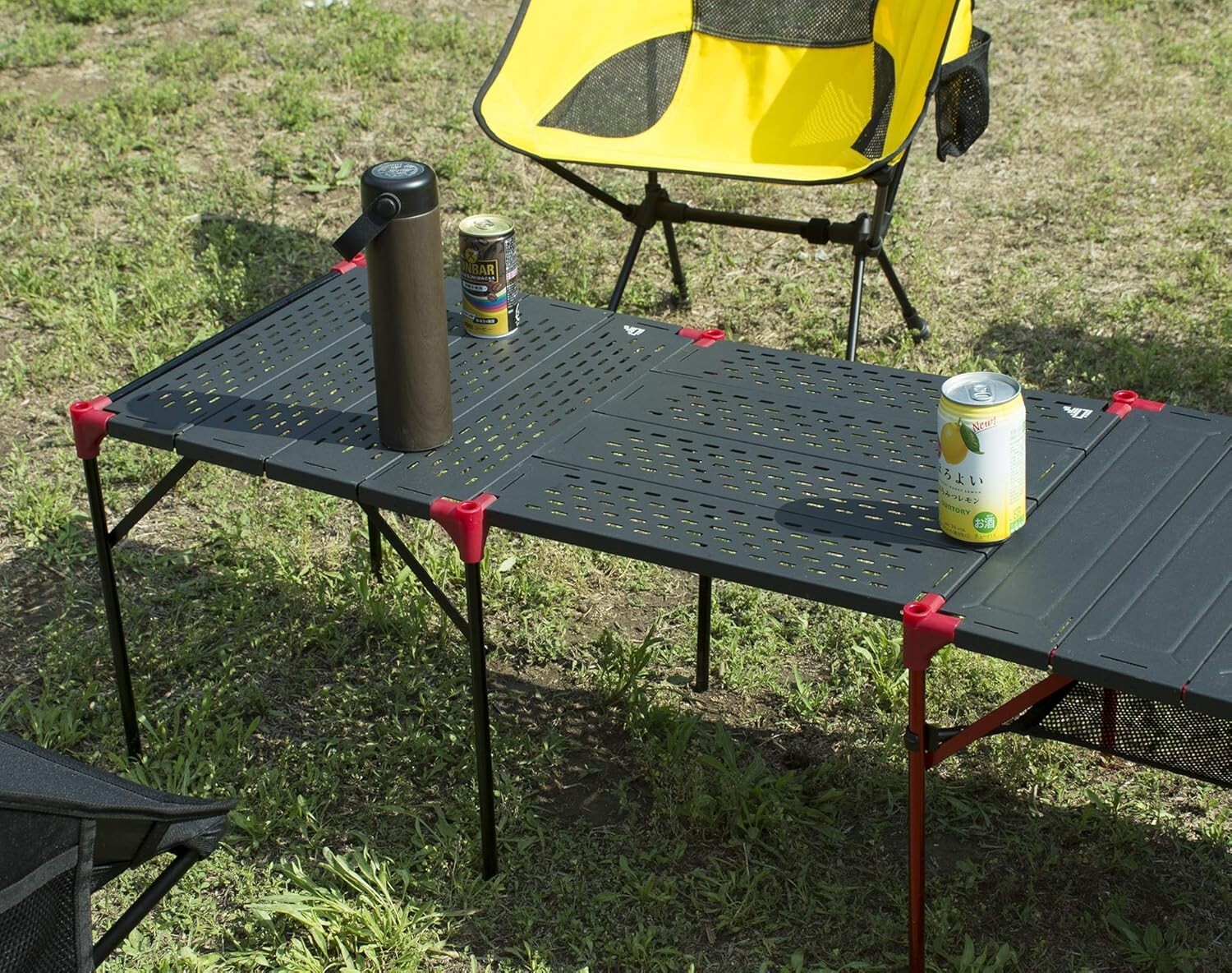 Large Tabletop Folding Table - Compact Aluminum Design for Beach & BBQ Parties