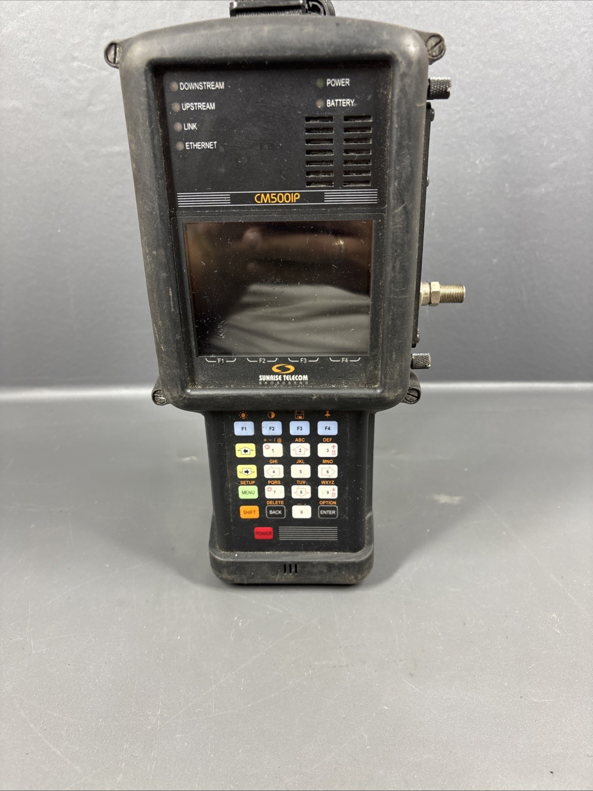 Sunrise Telecom CM500IP Coax Cable Tester & Cable Modem Network Analyzer Unteste