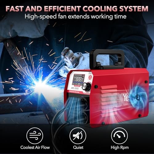 Electric Stick Welders, 200A ARC Welding Machine with Large LED Display, 200a