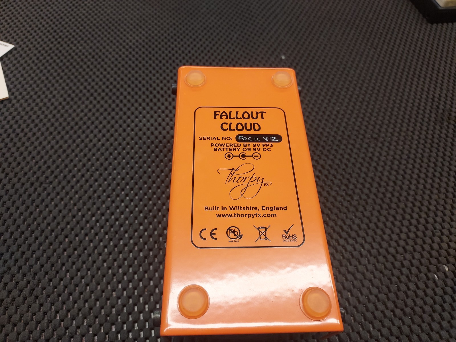 Thorpy Fallout Cloud Fuzz Pedal Stompbox Effect Thorpyfx Handmade In The UK