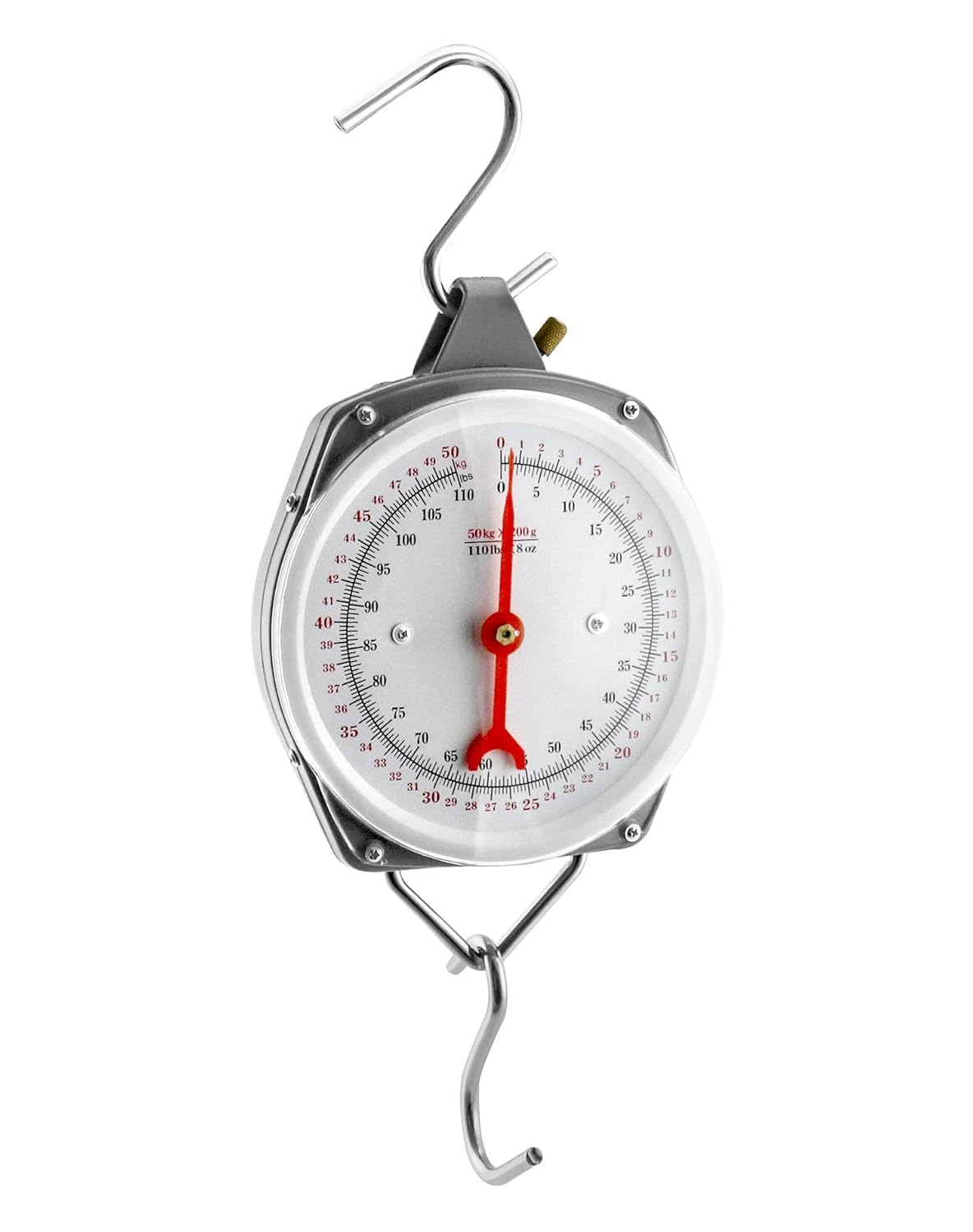Precision Hanging Scale, 110Lbs / 50Kg Capacity, Dual Unit, Heavy Duty