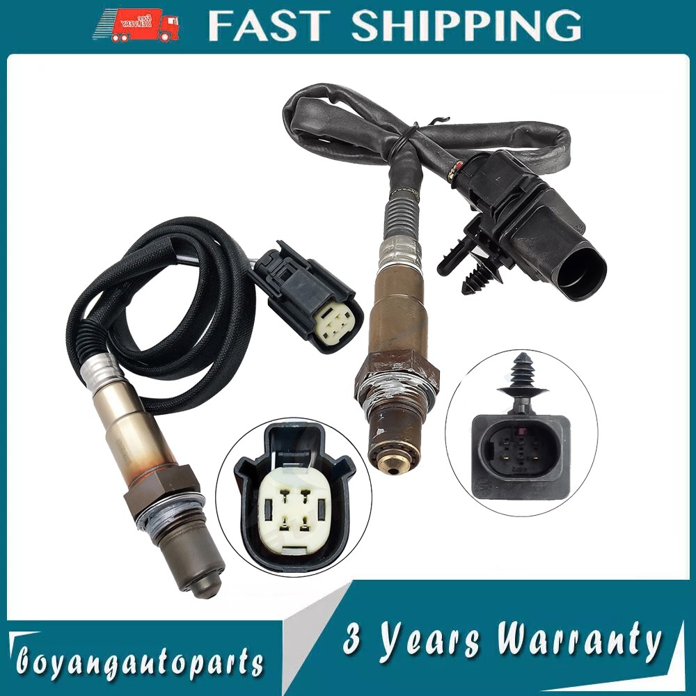 2Pcs Upstream+Downstream 02 Oxygen O2 Sensor For 2012 2013 2014 Ford Focus 2.0L