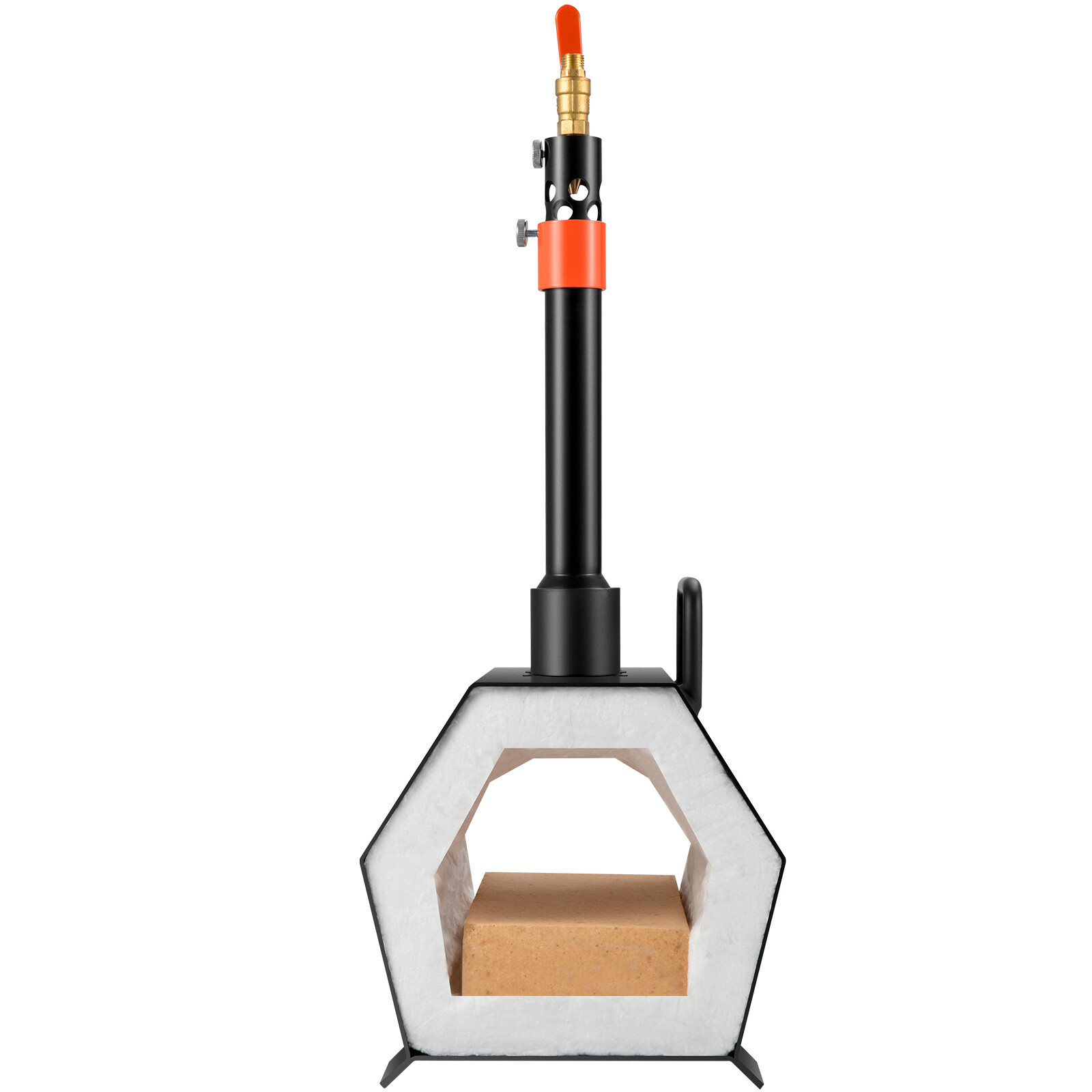 VEVOR 1b Gas Propane Forge Furnace Burner Blacksmith Farrier Knife Metal Forging