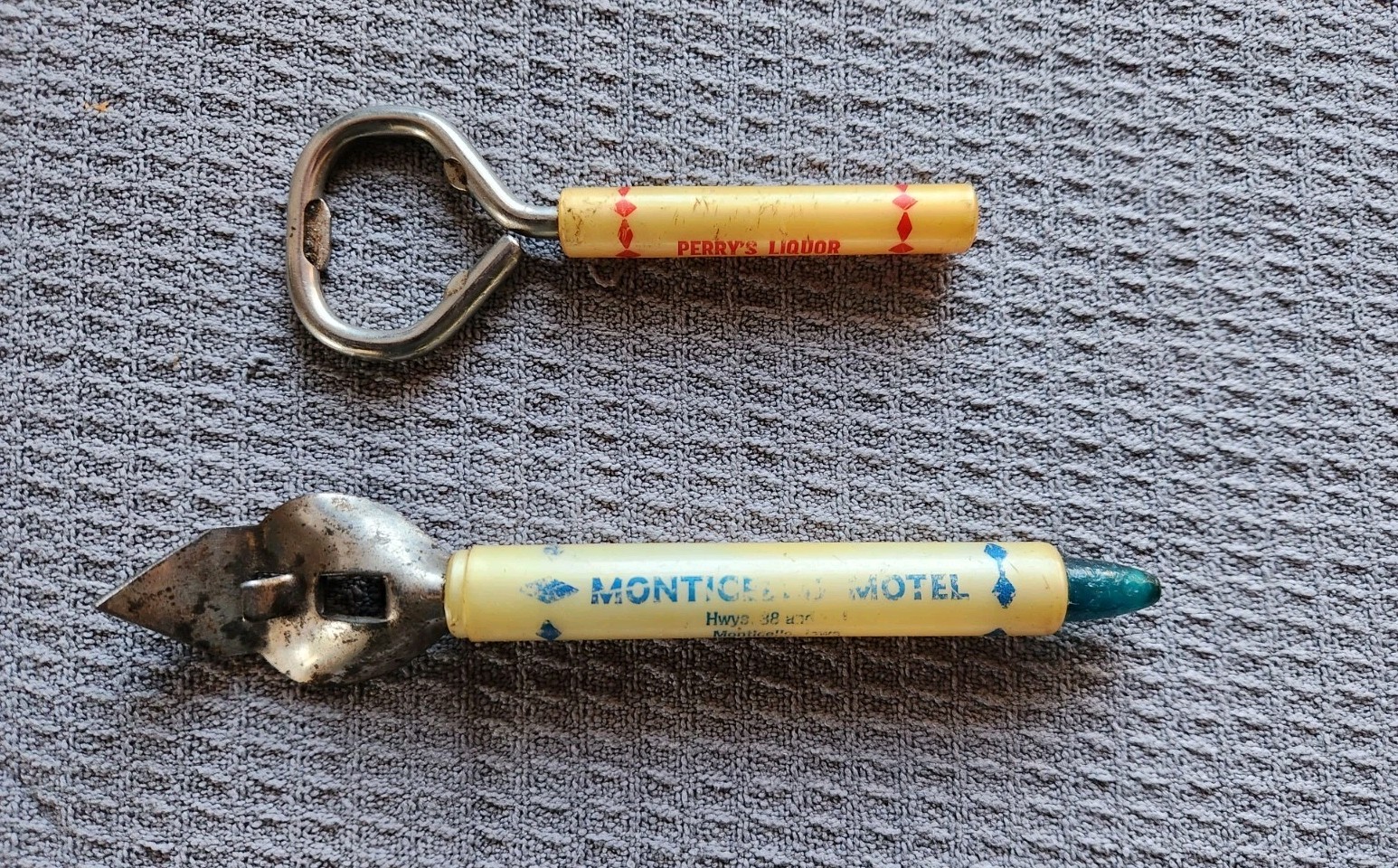 Lot of 2 Vintage Beer Bottle Openers