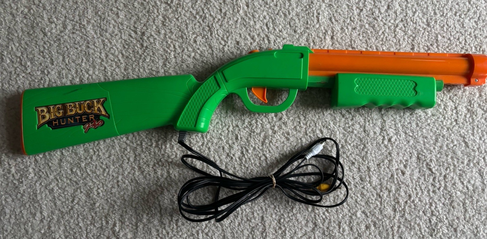 Big Buck Hunter Pro - Plug and Play Arcade Game - Gun Only No Sensor - Working