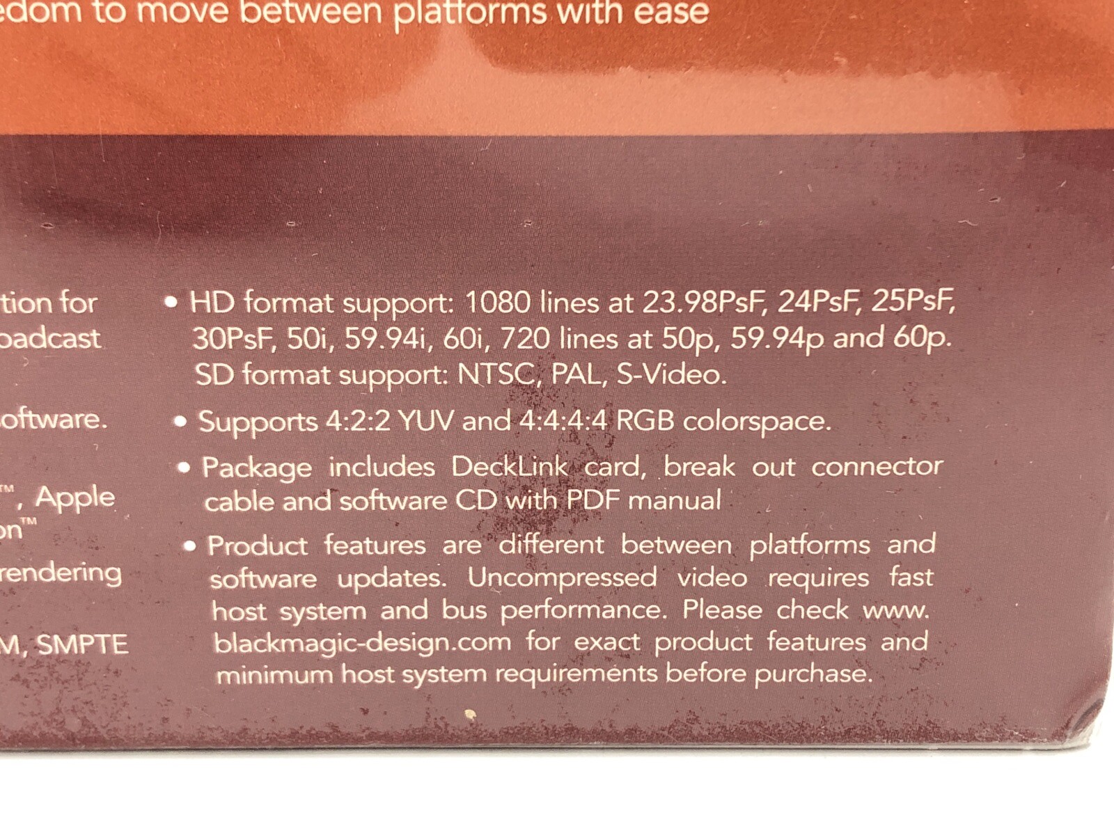 Black Magic Design Decklink HD SD Extreme Capture Card PCIe Video Card SDI New