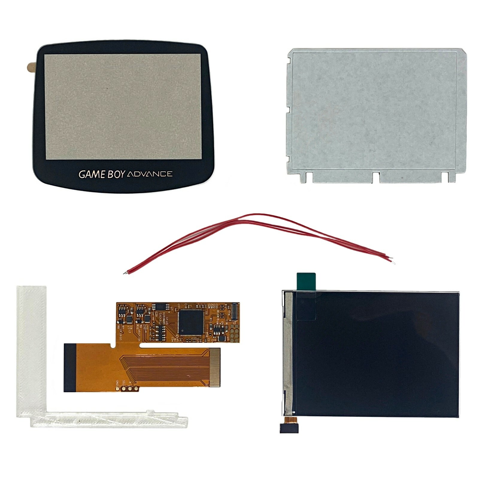 Game Boy Advance GBA IPS v2 Backlight LCD Backlit Screen Kit For Gameboy
