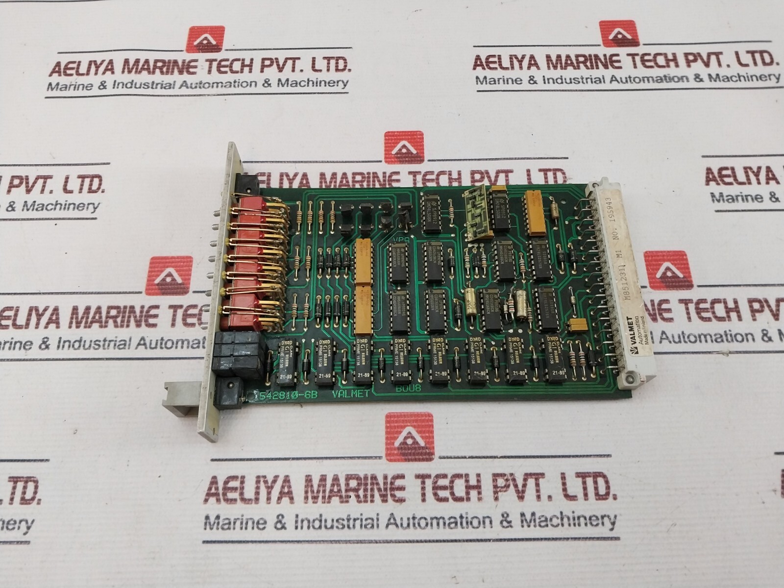 VALMET AUTOMATION BOU 8A Binary Output Unit PCB 542810-6B