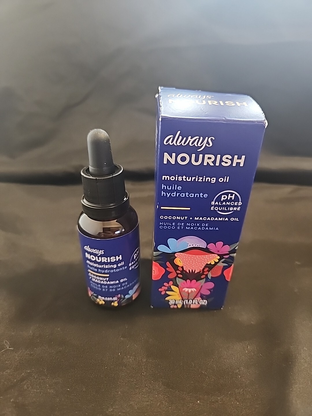 Always Nourish Moisturizing Oil For Intimate Skin, Feeling Soft & Clean, 30 mL