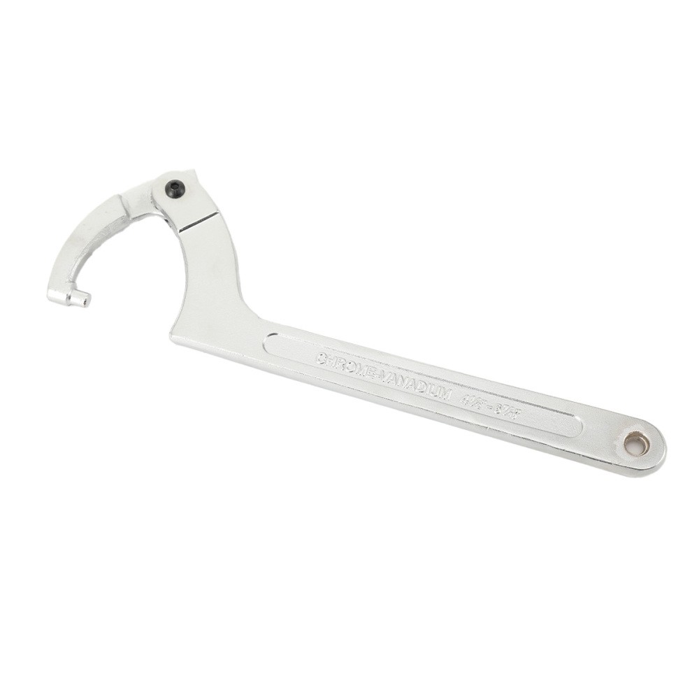 Adjustable Spanner Hook Wrench C Pin Spanner for Hydraulic Ram Cylinder 4 PCS