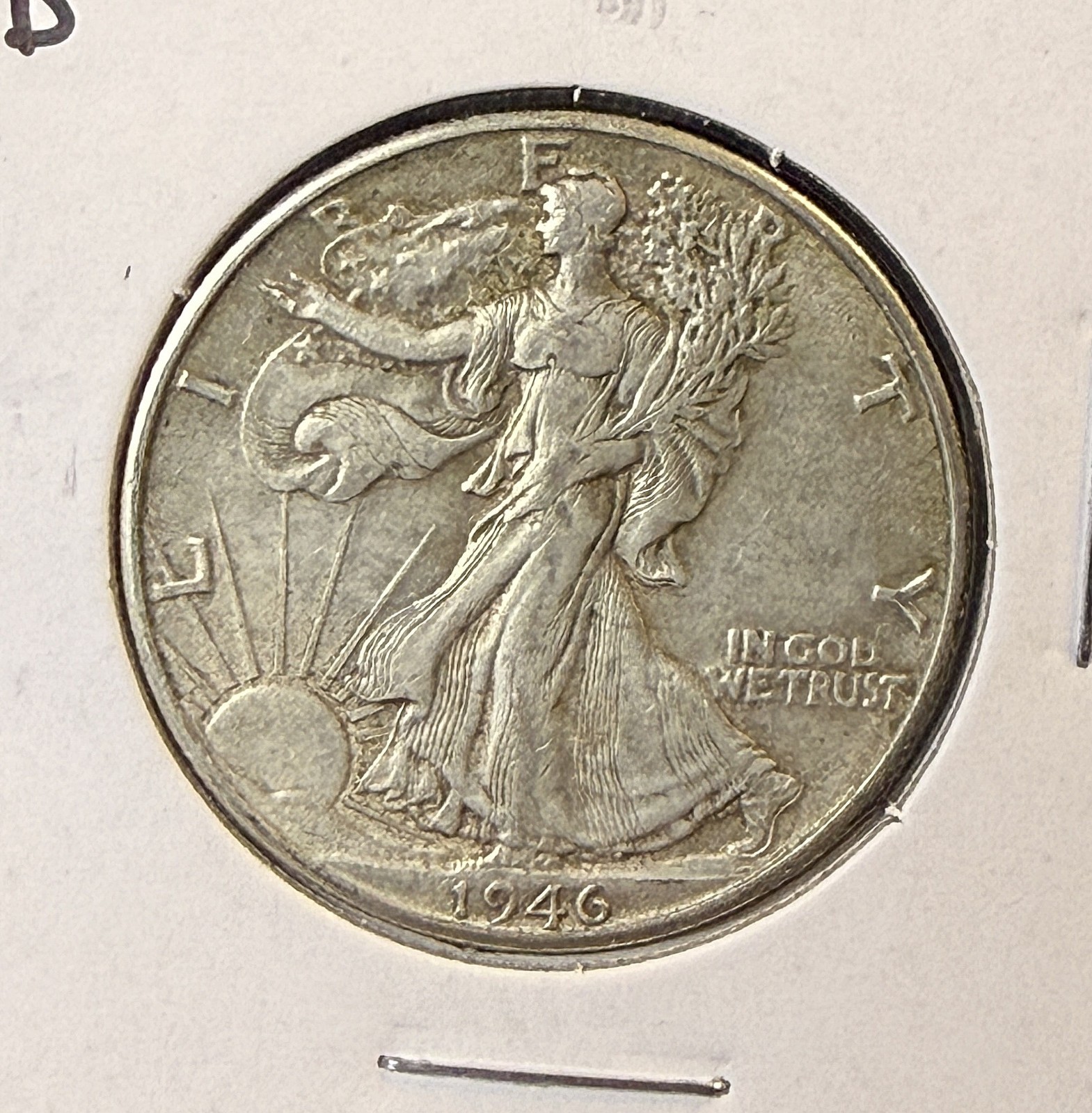 1946-D Walking Liberty Half Dollar, Nicely Circulated, (22280)