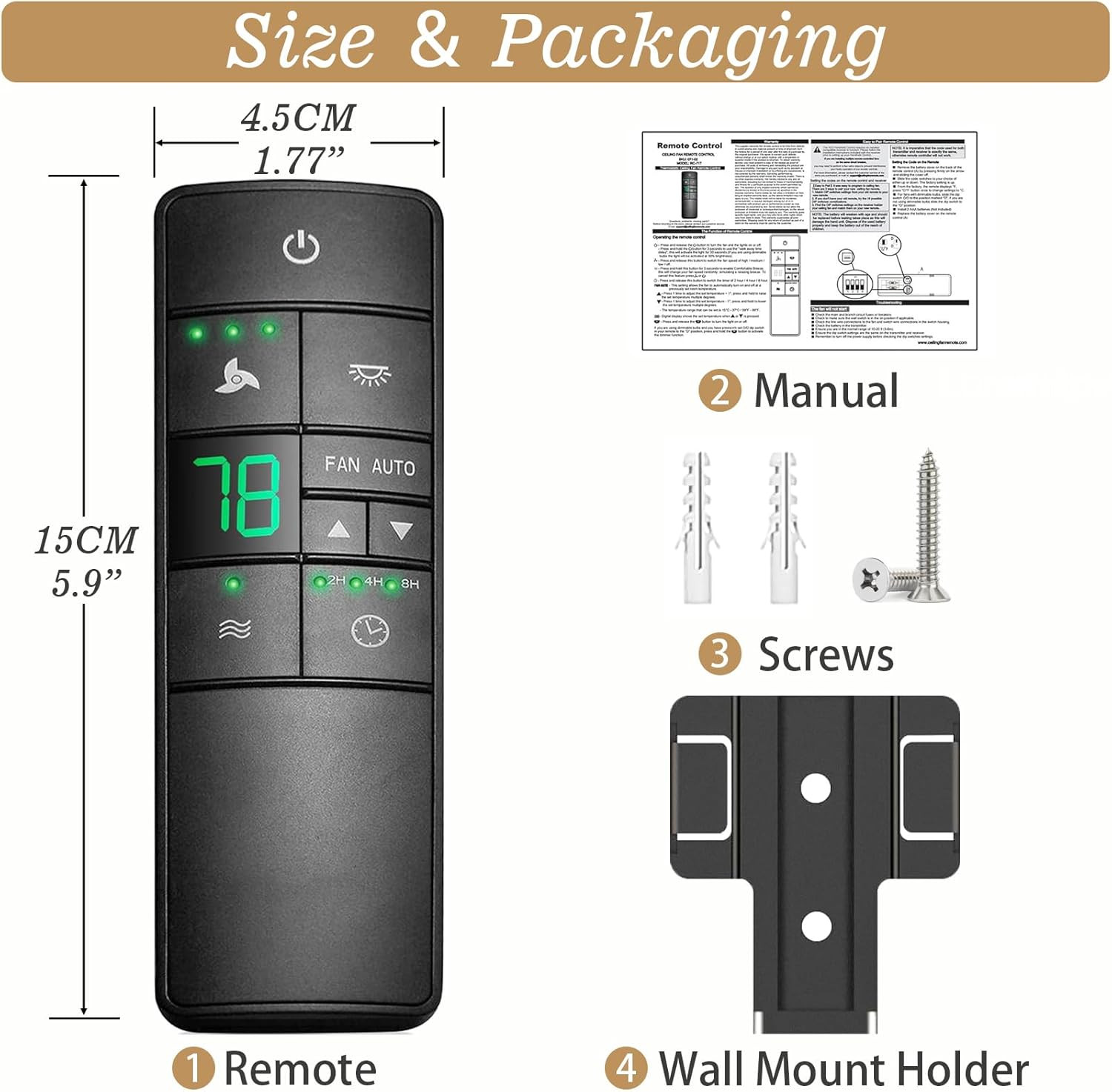 Hampton Bay Ceiling Fan Remote Control Replacement for Hampton Bay Home Decorato