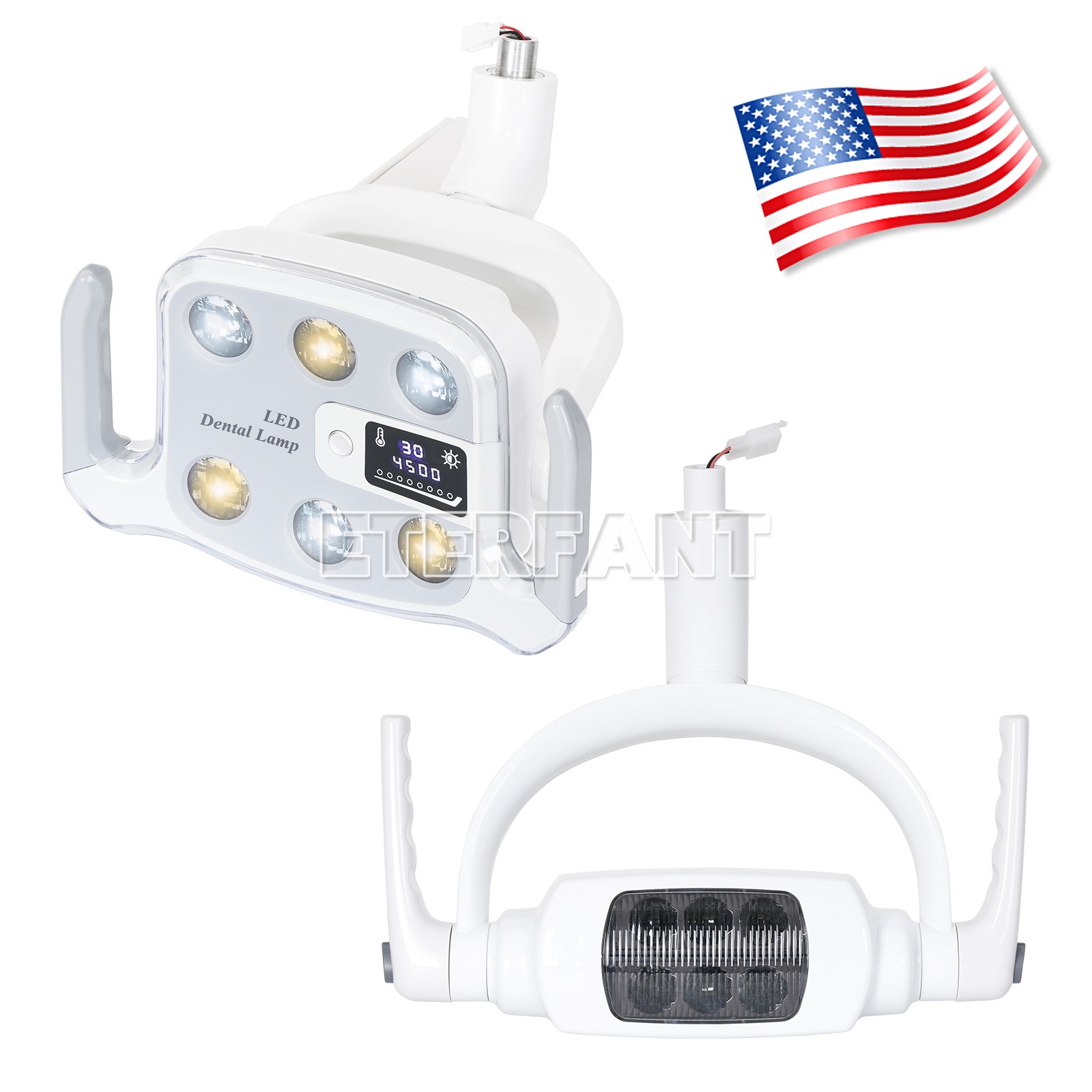 Dental 8W/9W Shadowless Oral Lamp Light 6 LED Induction Sensor for Dental Chair