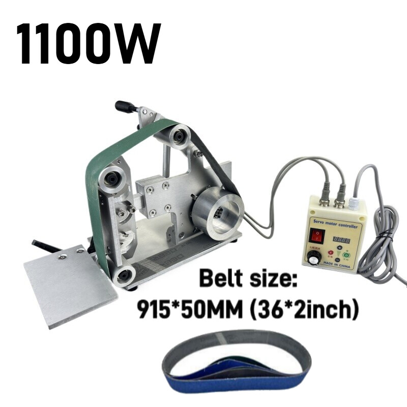 1100W 915x50mm Brushless Belt Machine 110V/220V Polishing Grinding Belt Sander.