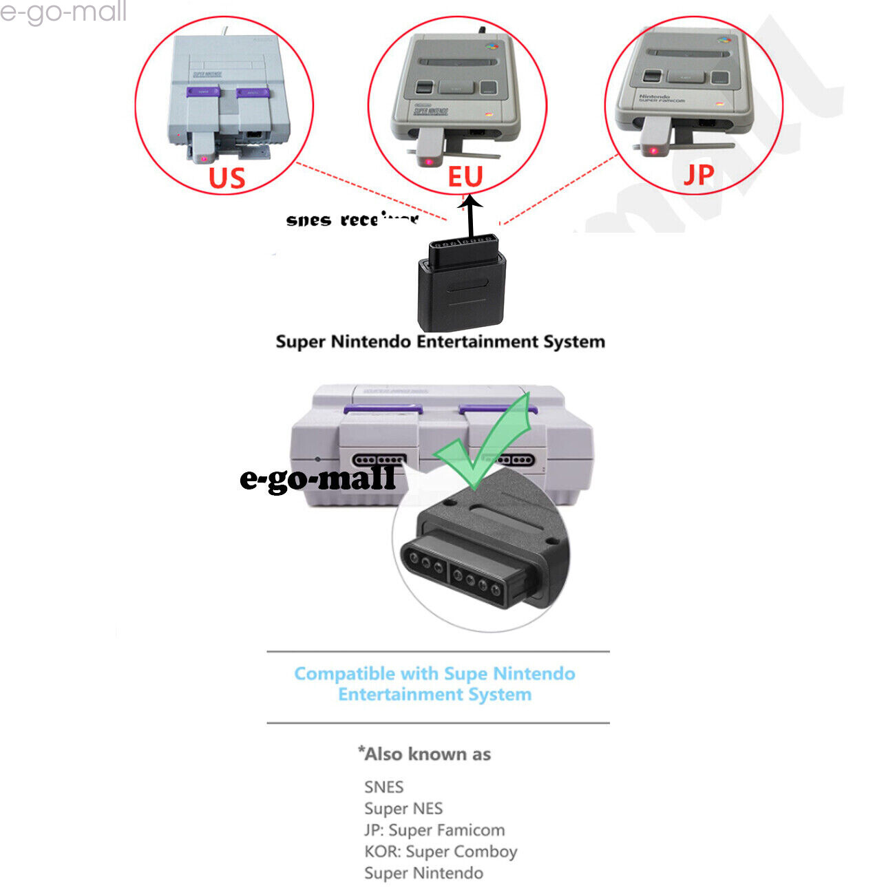 2 PCS Wireless Super Famicom Controller for Super Nintendo Entertainment System