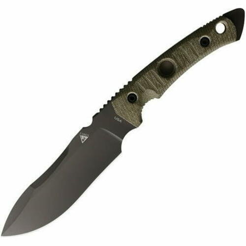 New Fobos Knives Tier1-BC Fixed Blade Grn Mic Fixed Blade Knife FOB071