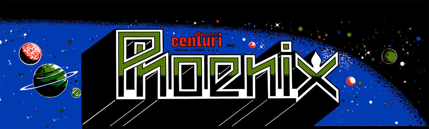 Phoenix Arcade Marquee For Header/Backlit Sign