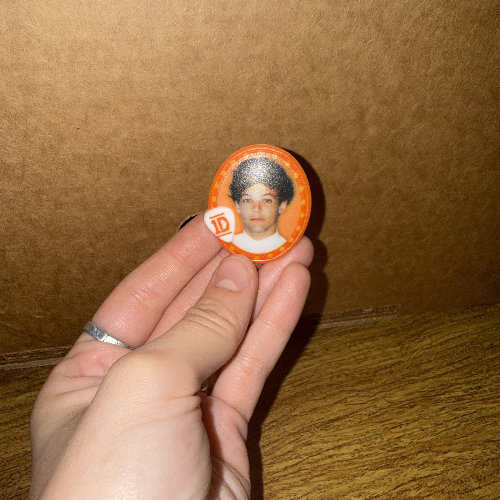One Direction Rare Cupcake Topper Ring Louis Tomlinson