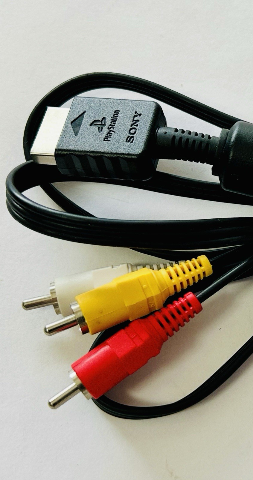 Genuine Sony OEM RCA AV Audio/video Cable For PlayStation PS1 PS2 PS3 6Z