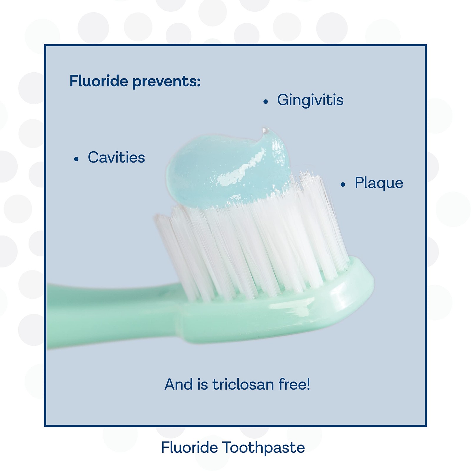 ® Mint Fluoride Toothpaste Gel, ADA Approved, Prevents Cavities, Gingivitis, ...