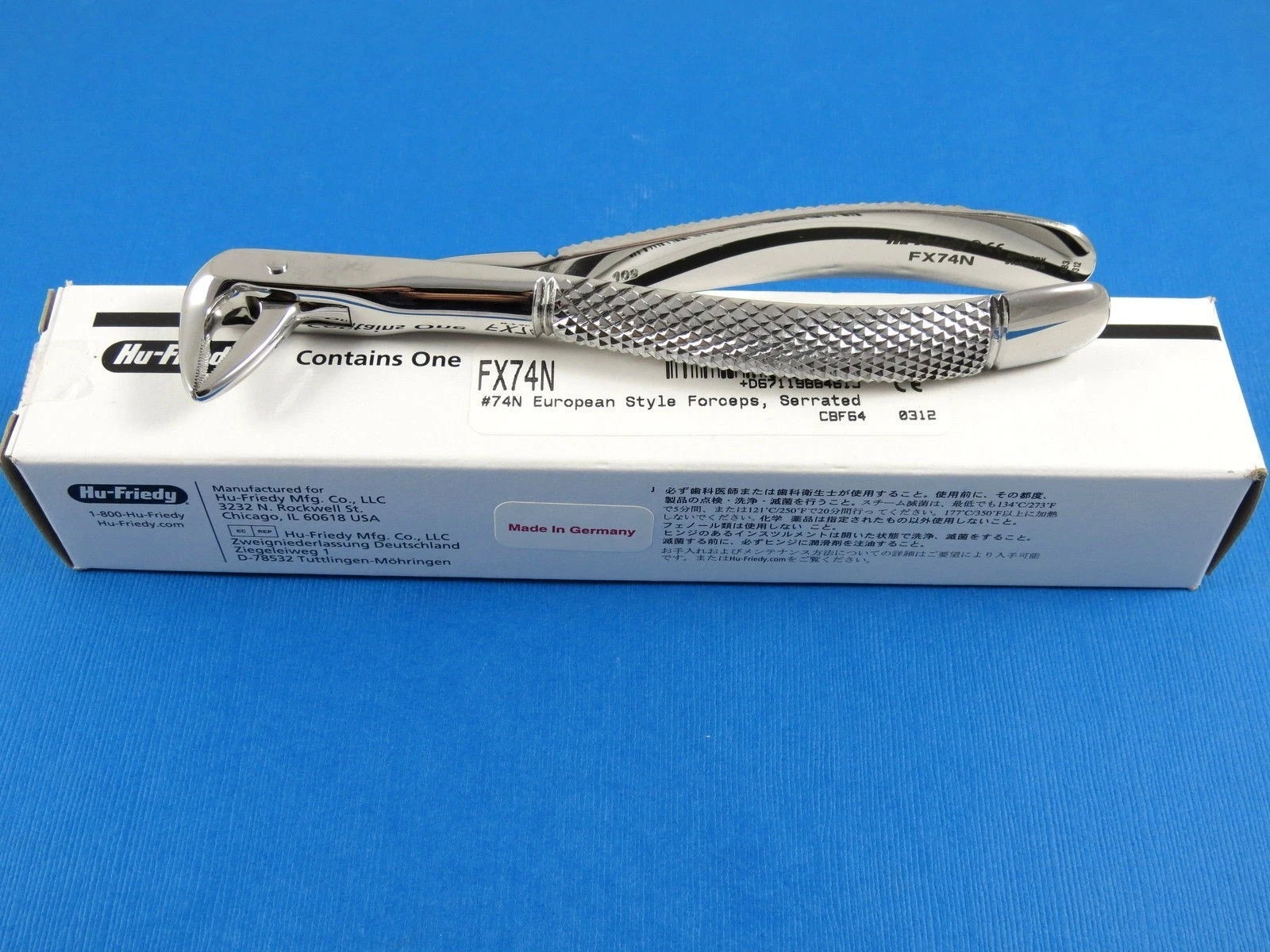 Dental Forceps No 74N Apical European Style | FAFX74N | HU FRIEDY