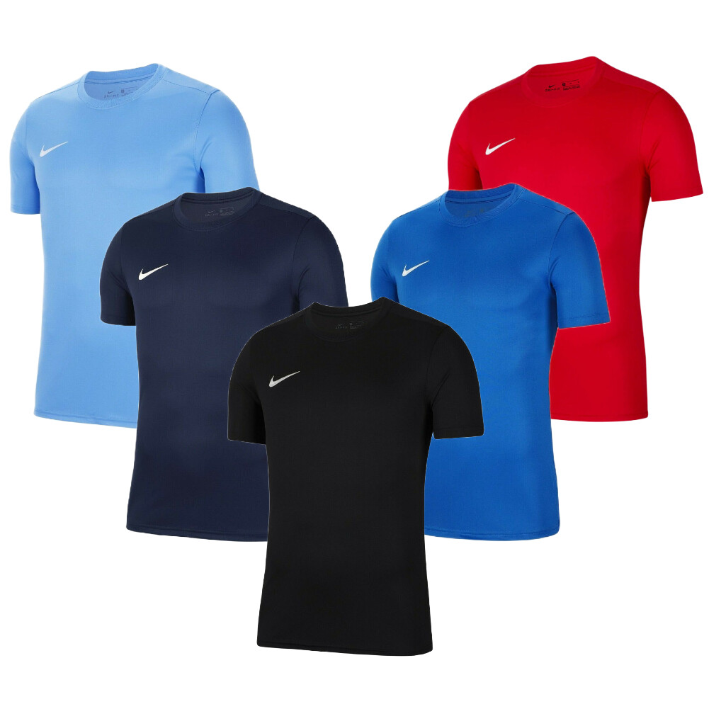 Nike Men's Athletic T-Shirt Park VII Dri-Fit Crew Neck Sports Football Gym Tee