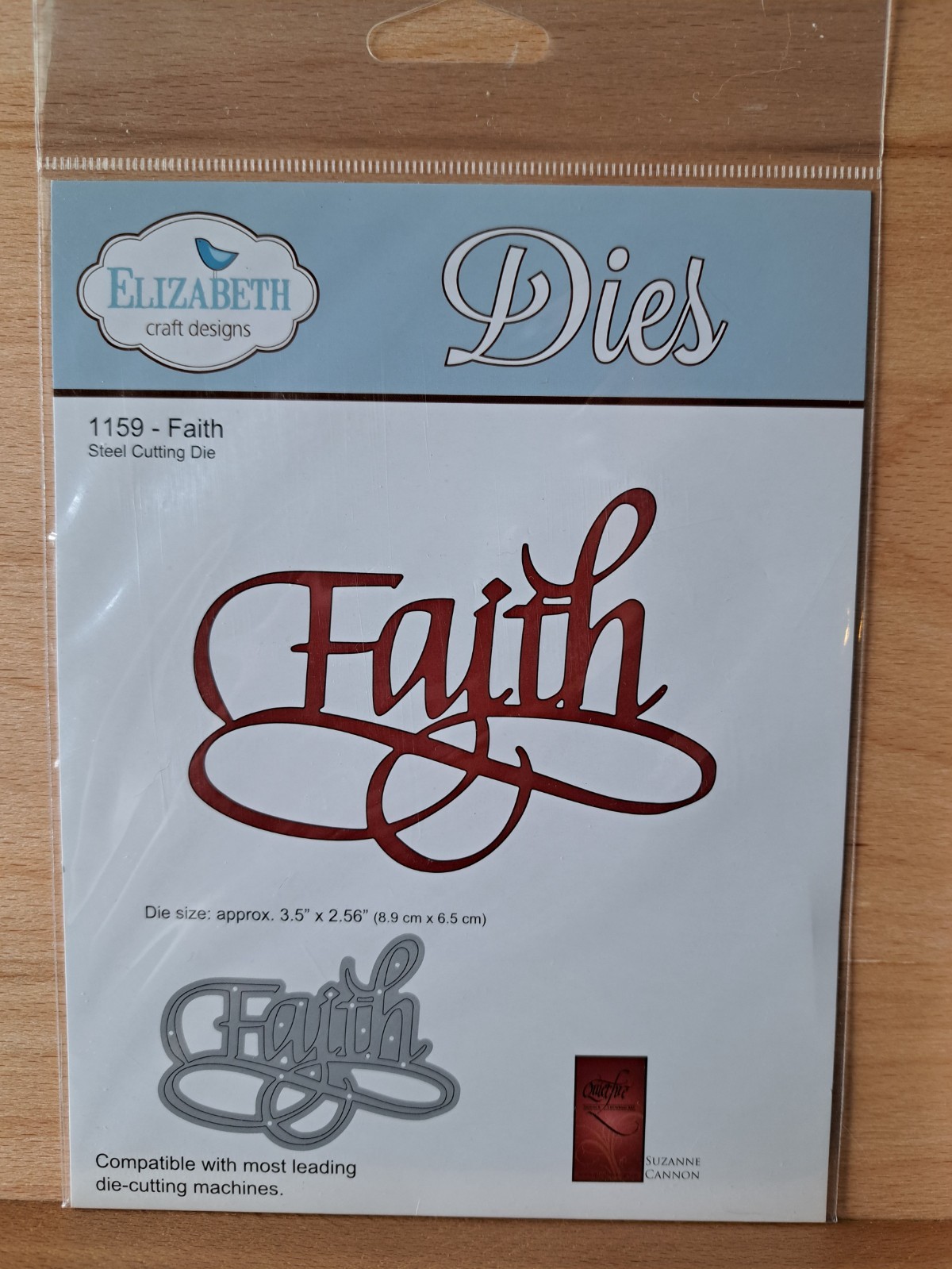 447 Elizabeth Craft Designs Faith Word Die