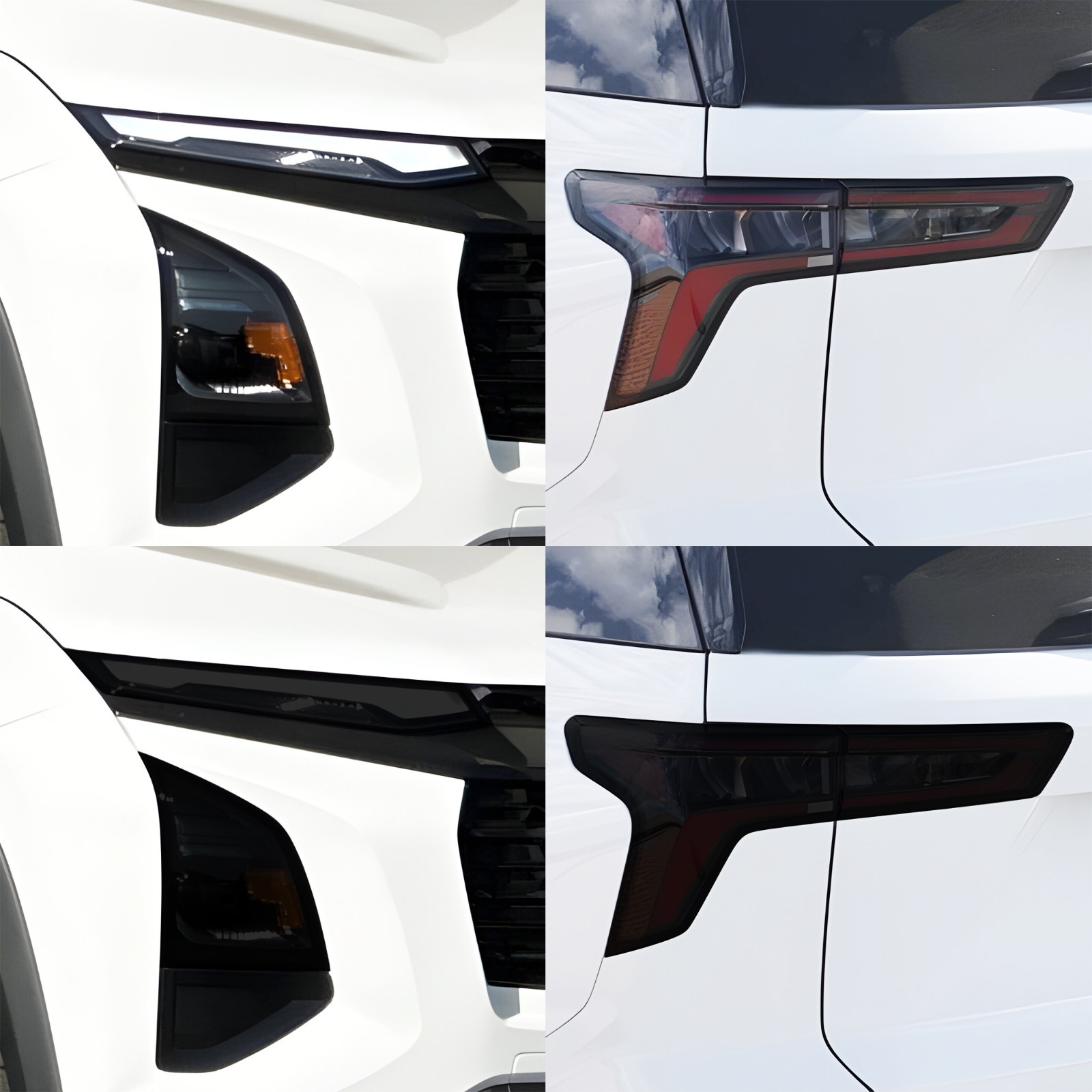 Fits Chevrolet Equinox 25-26 Head Tail Light Precut Smoked Tint Headlight Film