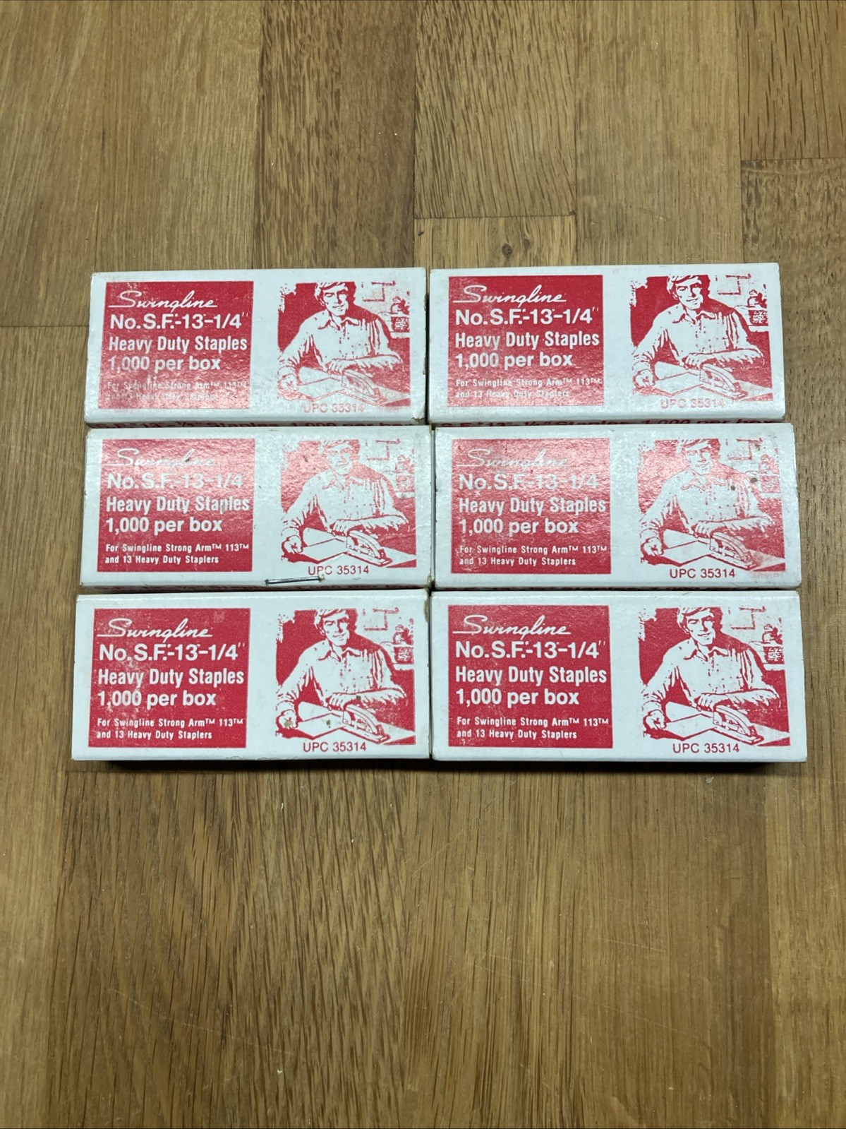 Lot Of Vintage Swingline Heavy Duty 1/4Inch Staples