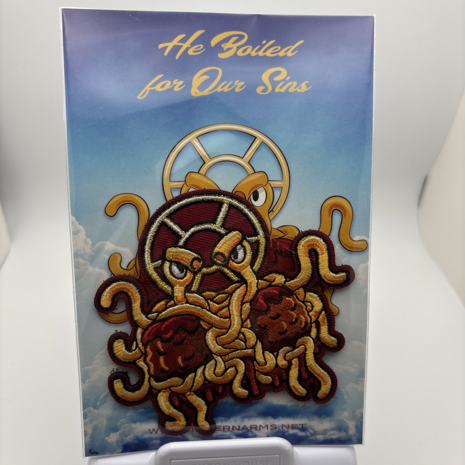 Limited Edition Embroidered Spaghetti Morale Patch
